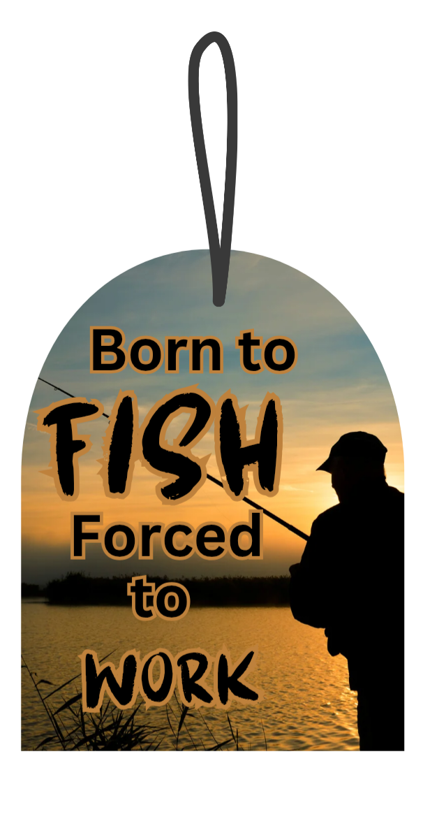 Born to Fish Air Freshener