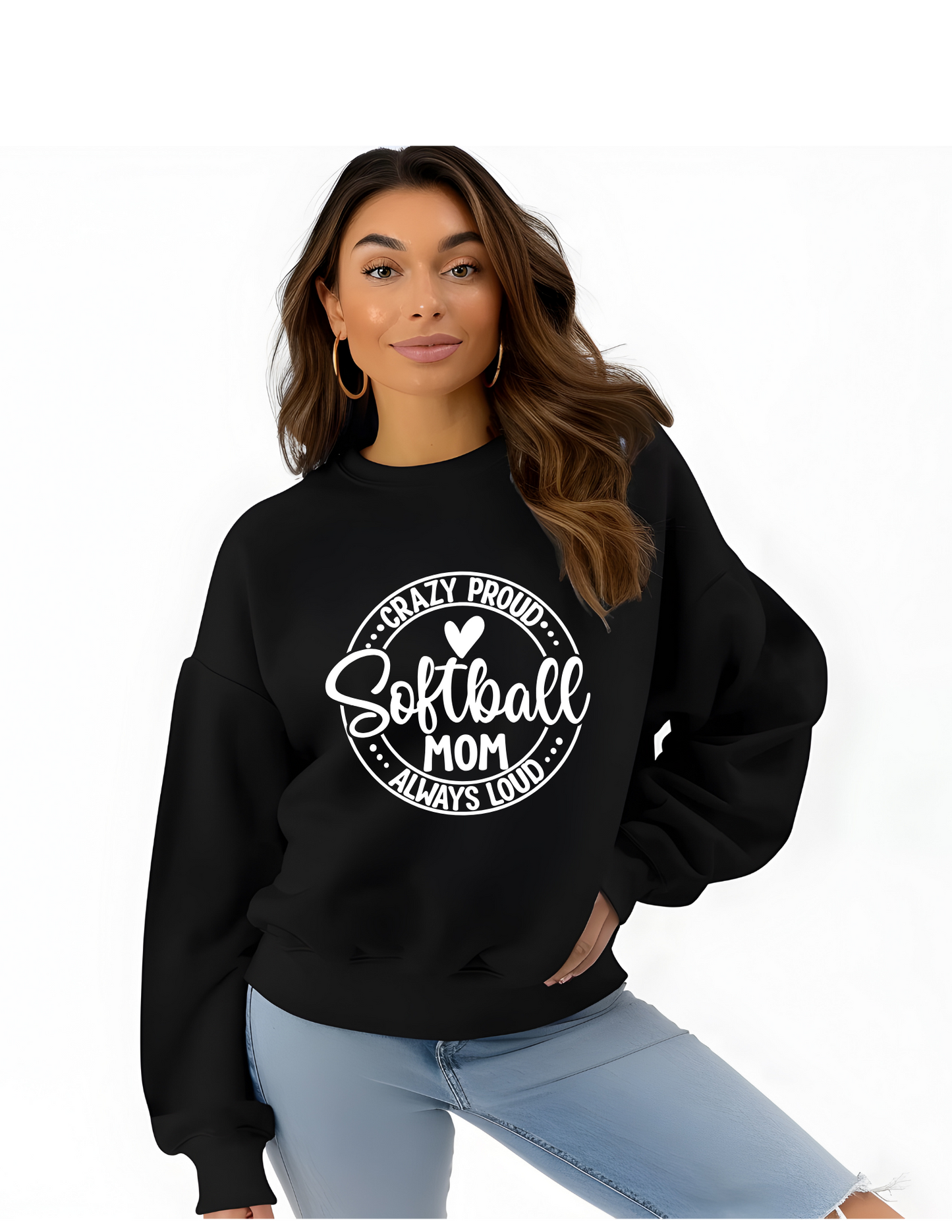 Crazy proud Softball Mom