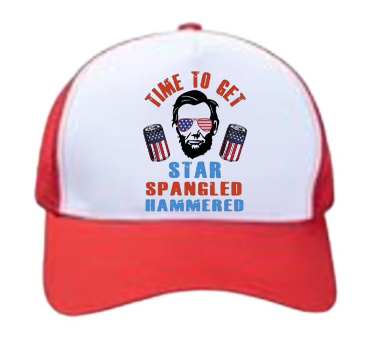 Star spangled hammered