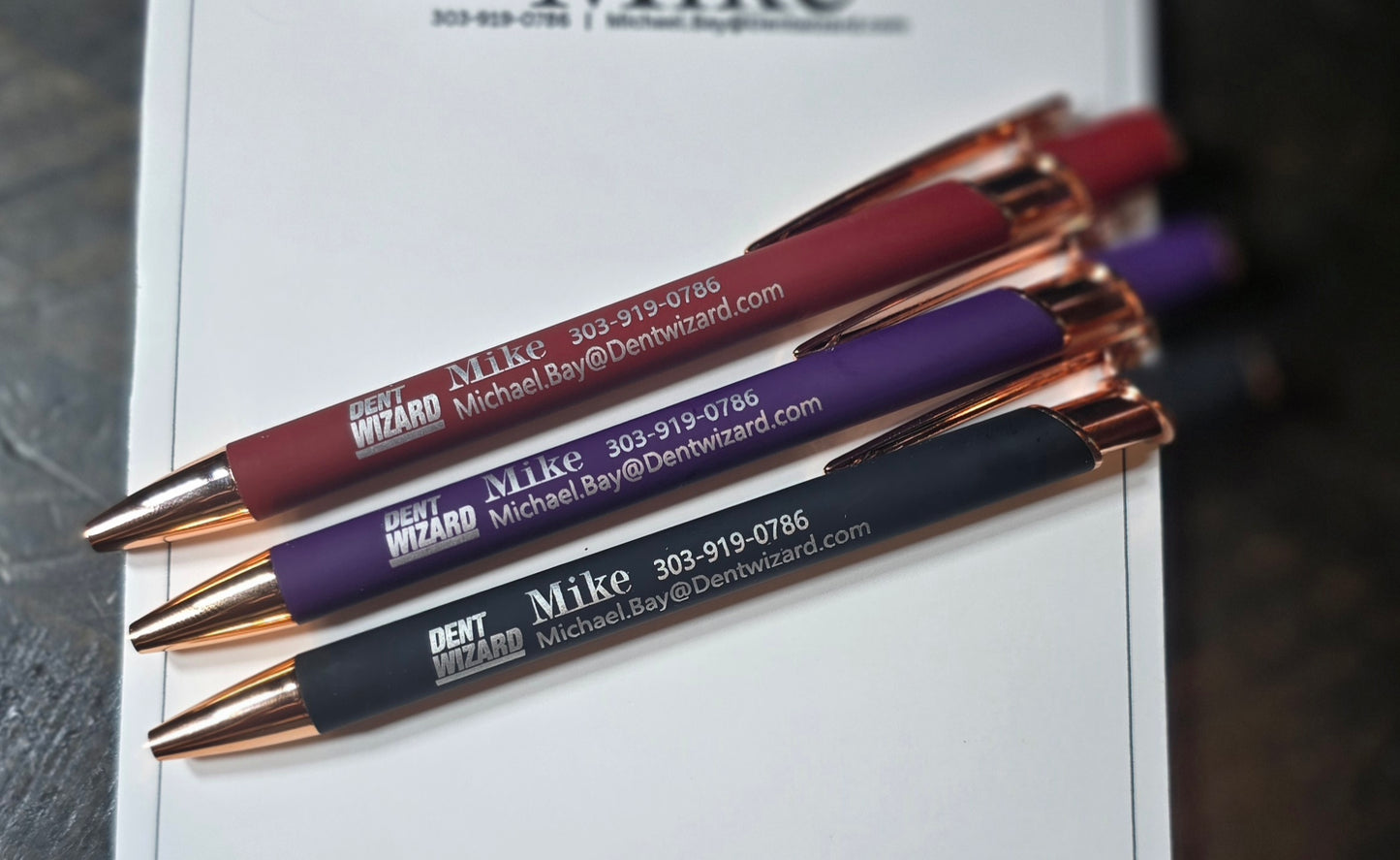 Personalized pens (set of 3)