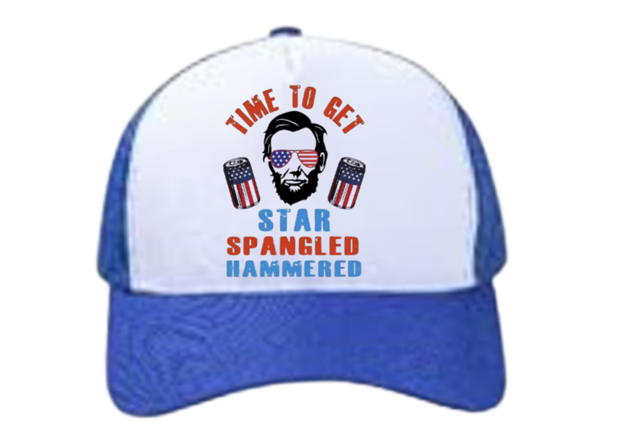 Star spangled hammered