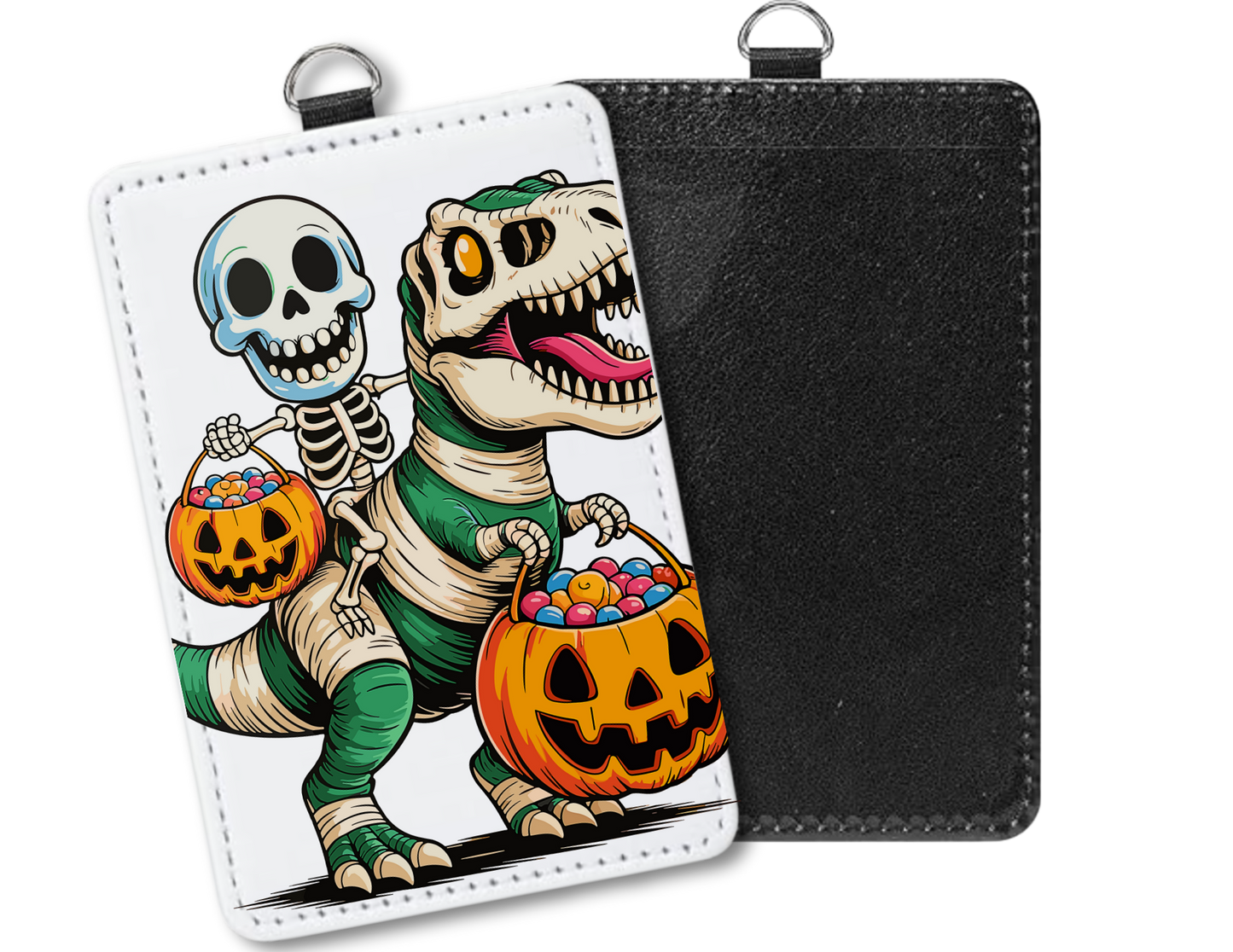 Dinosaur badge holder