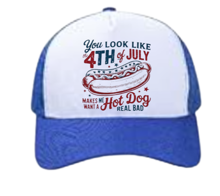 You look like the 4th of July hat