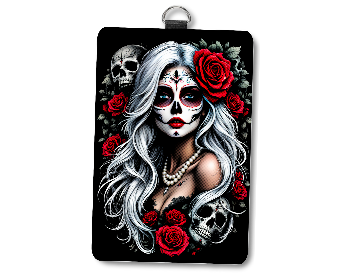 Blonde sugar skull dbage holder