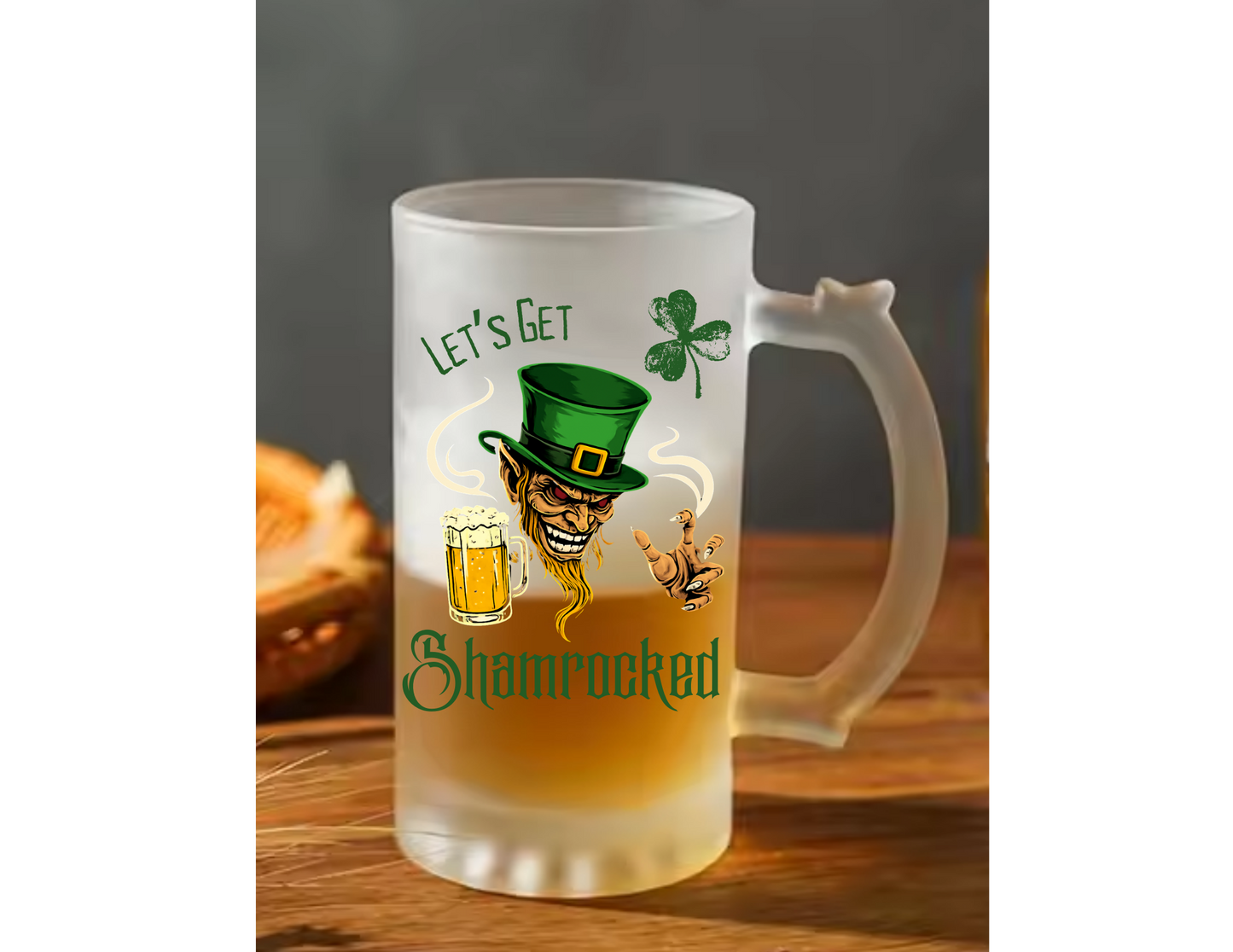 Let's get shamrocked frosted mug