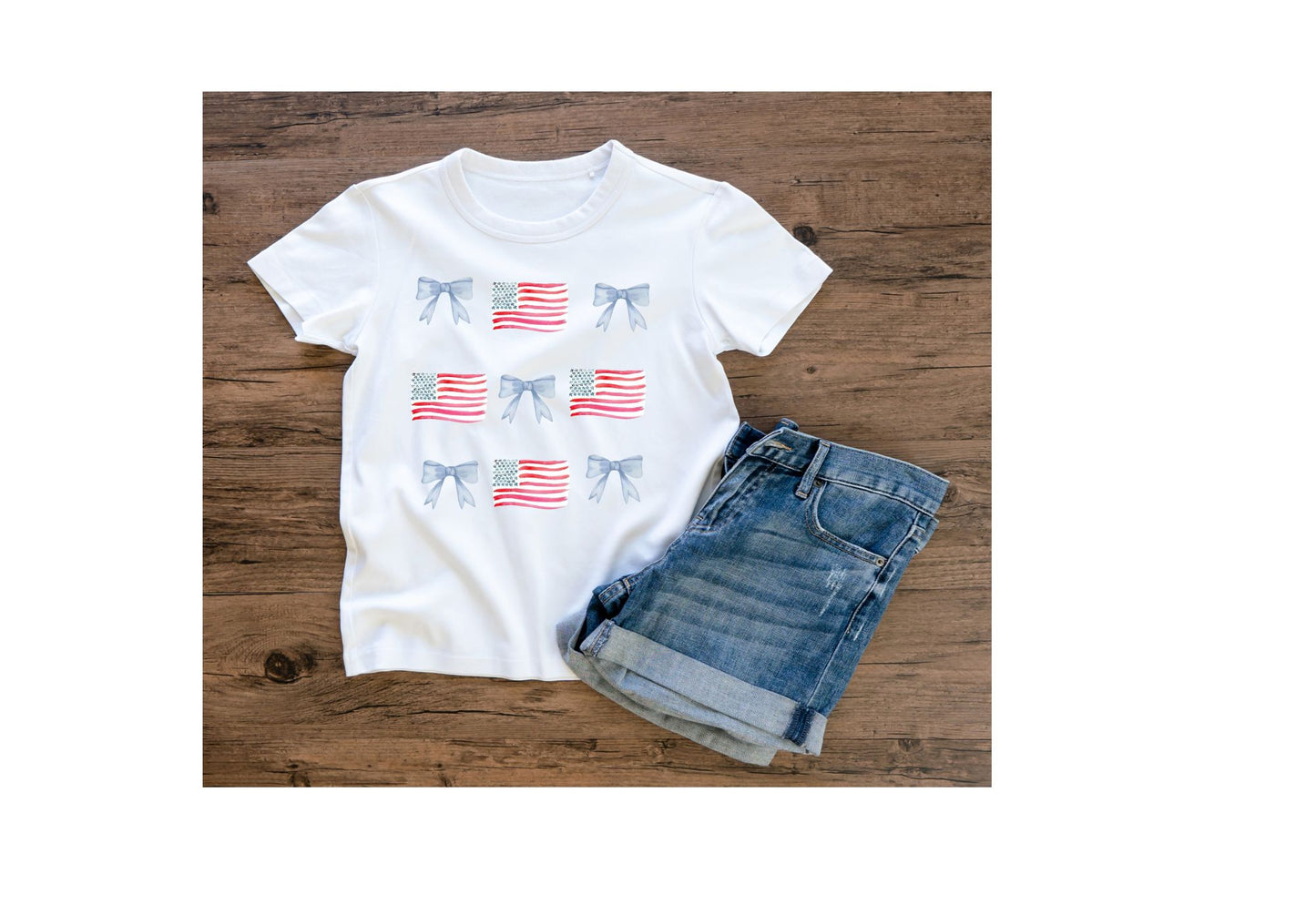 Kids Bows and flags
