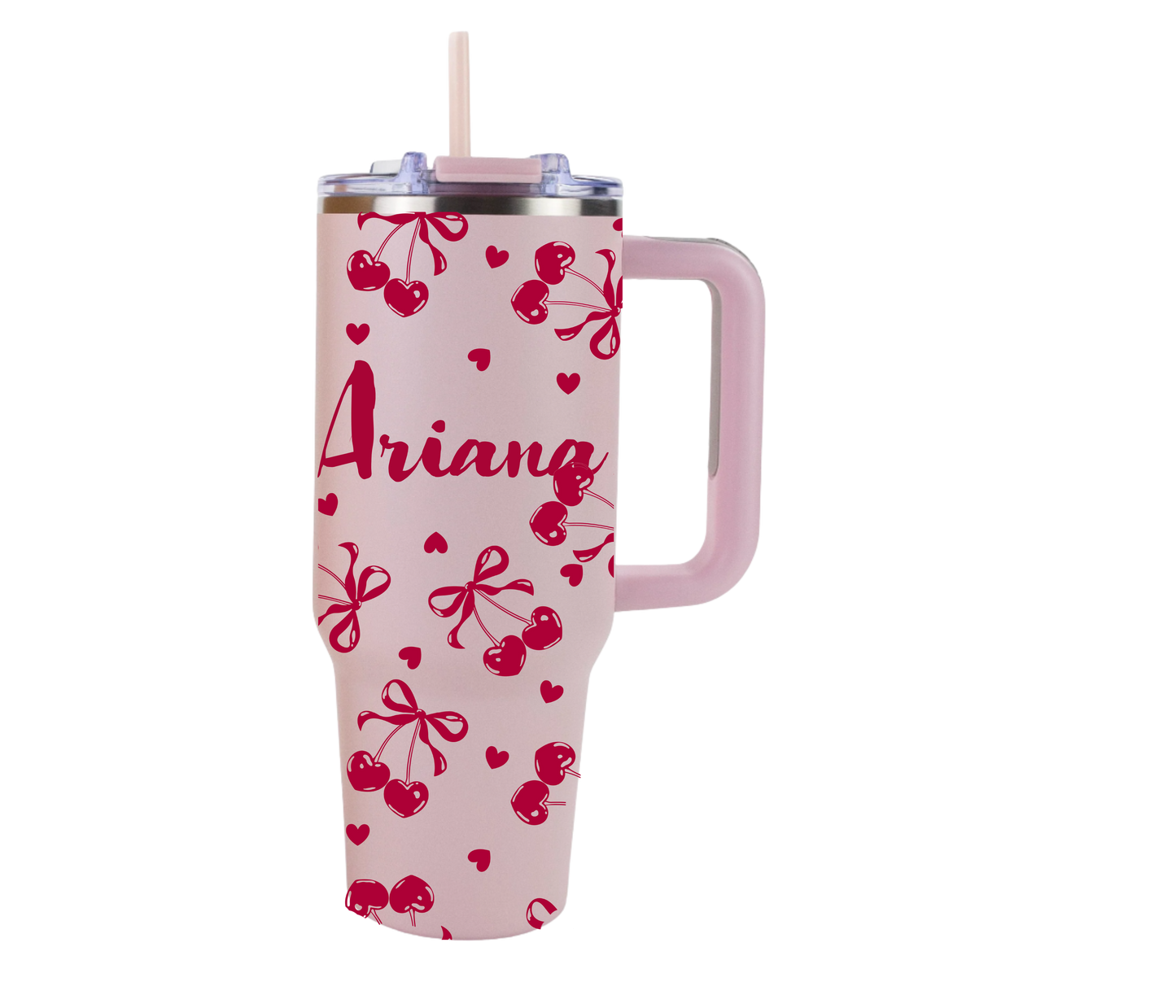 Personalized 40oz Cherry tumbler