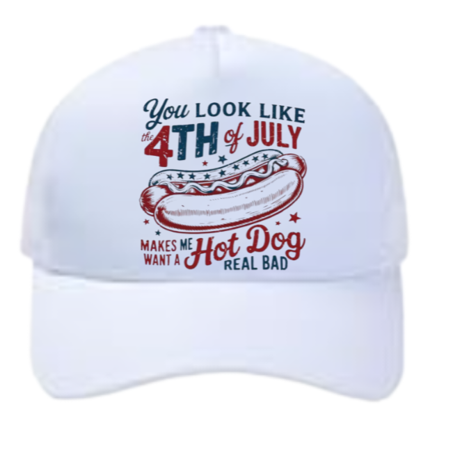 You look like the 4th of July hat