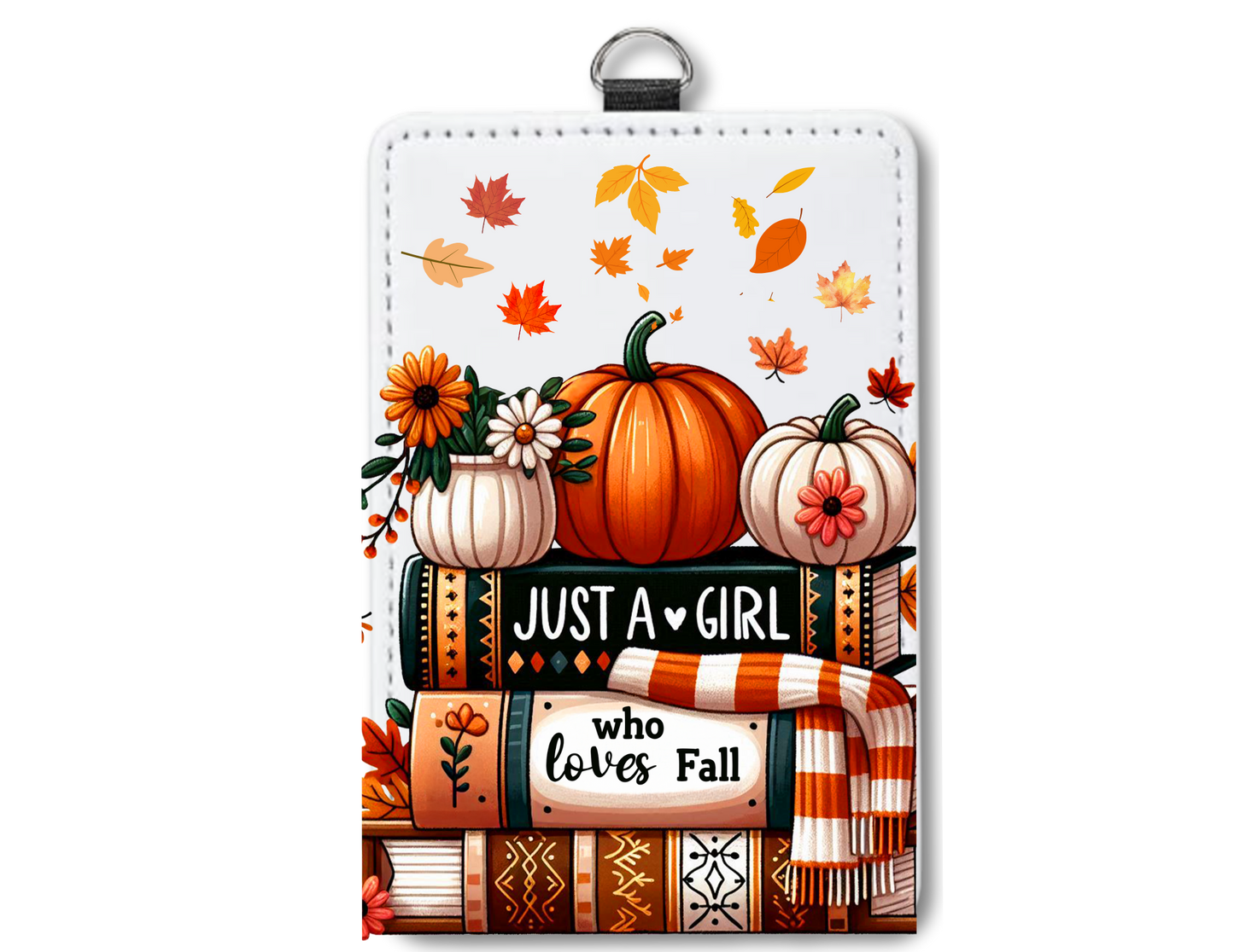 Just a girl badge holder
