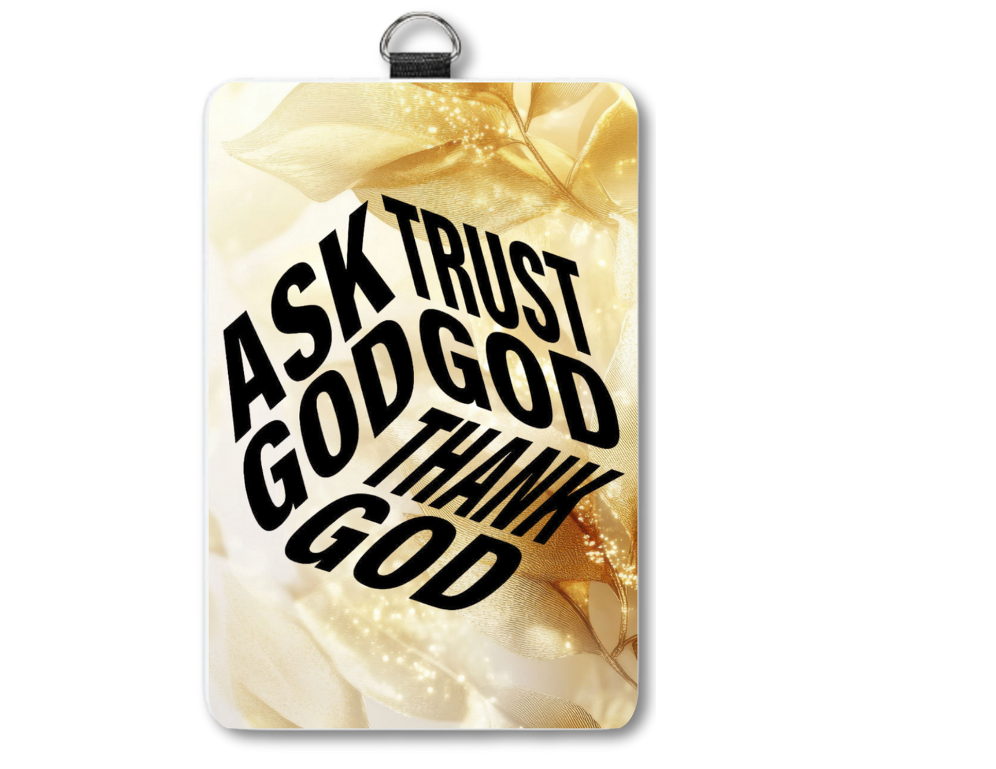 Ask God badge holder