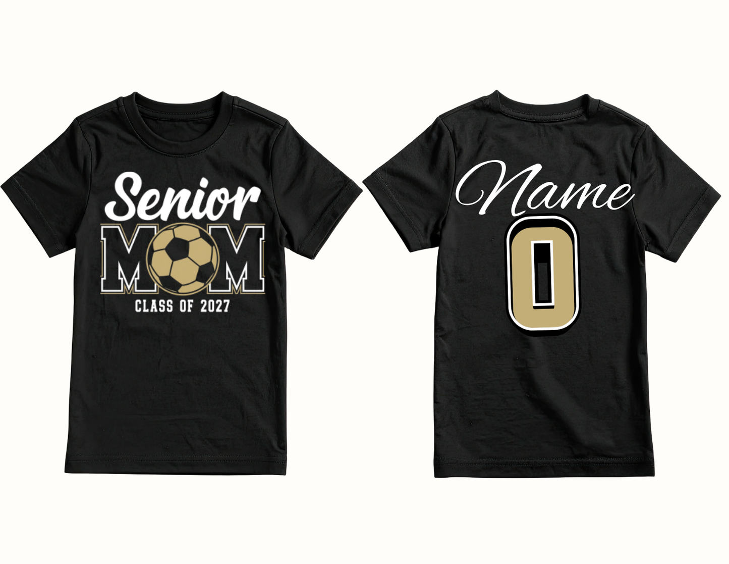 Senior Mom Class of 2027 Soccer Shirt