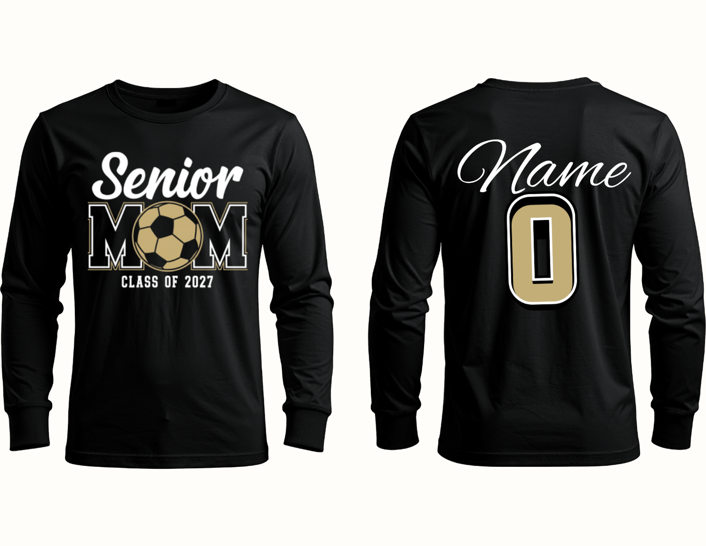 Senior Mom Class of 2027 Soccer Shirt