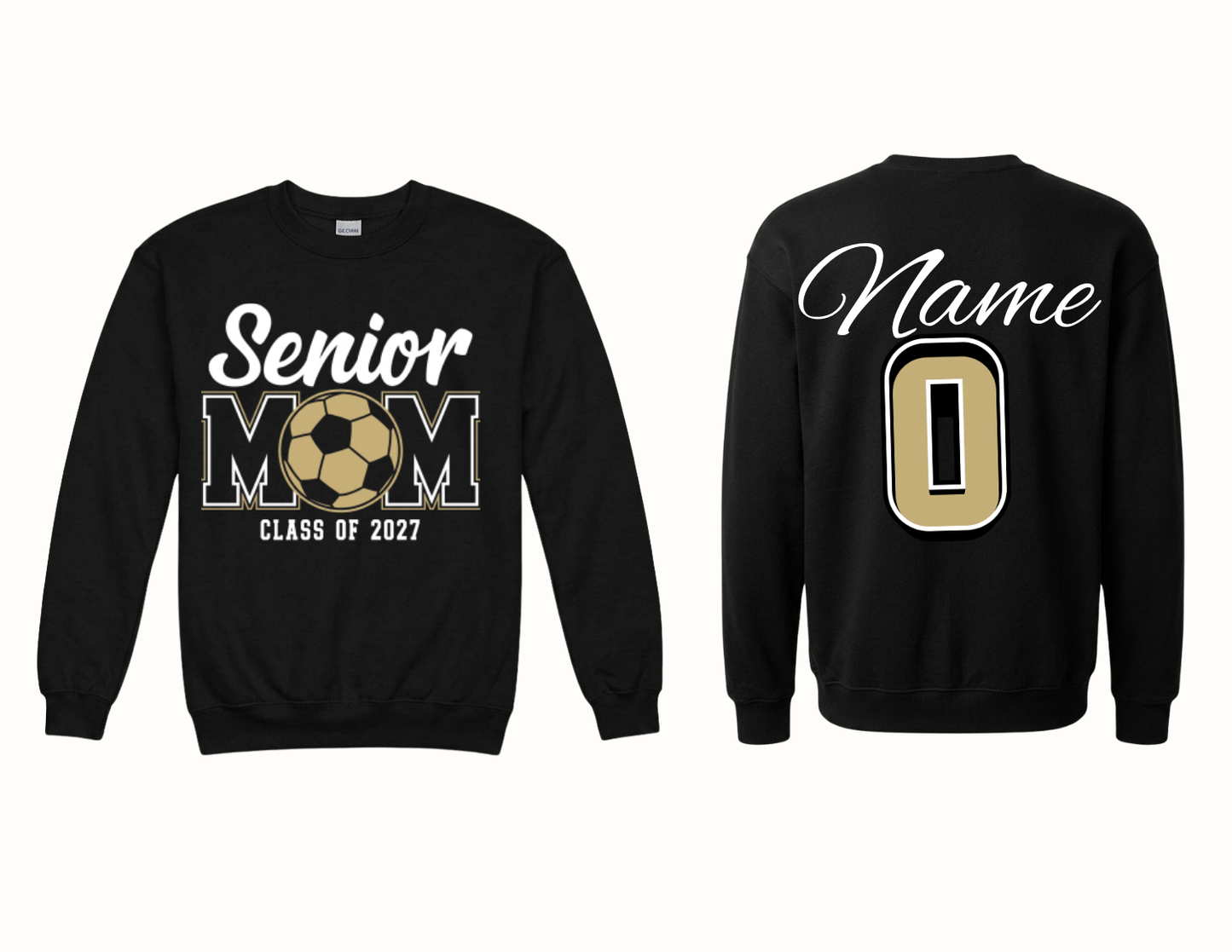 Senior Mom Class of 2027 Soccer Shirt