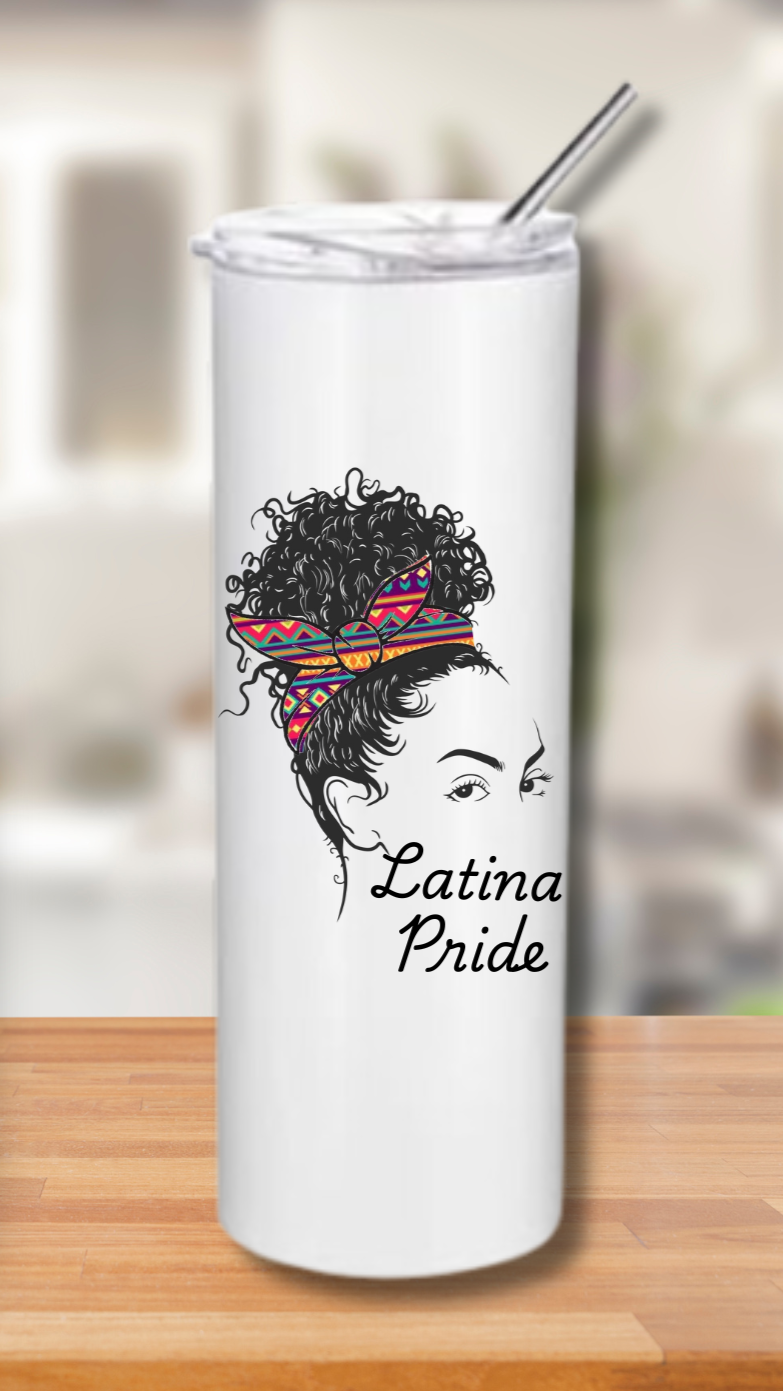 Latina Pride Aluminum Tumbler