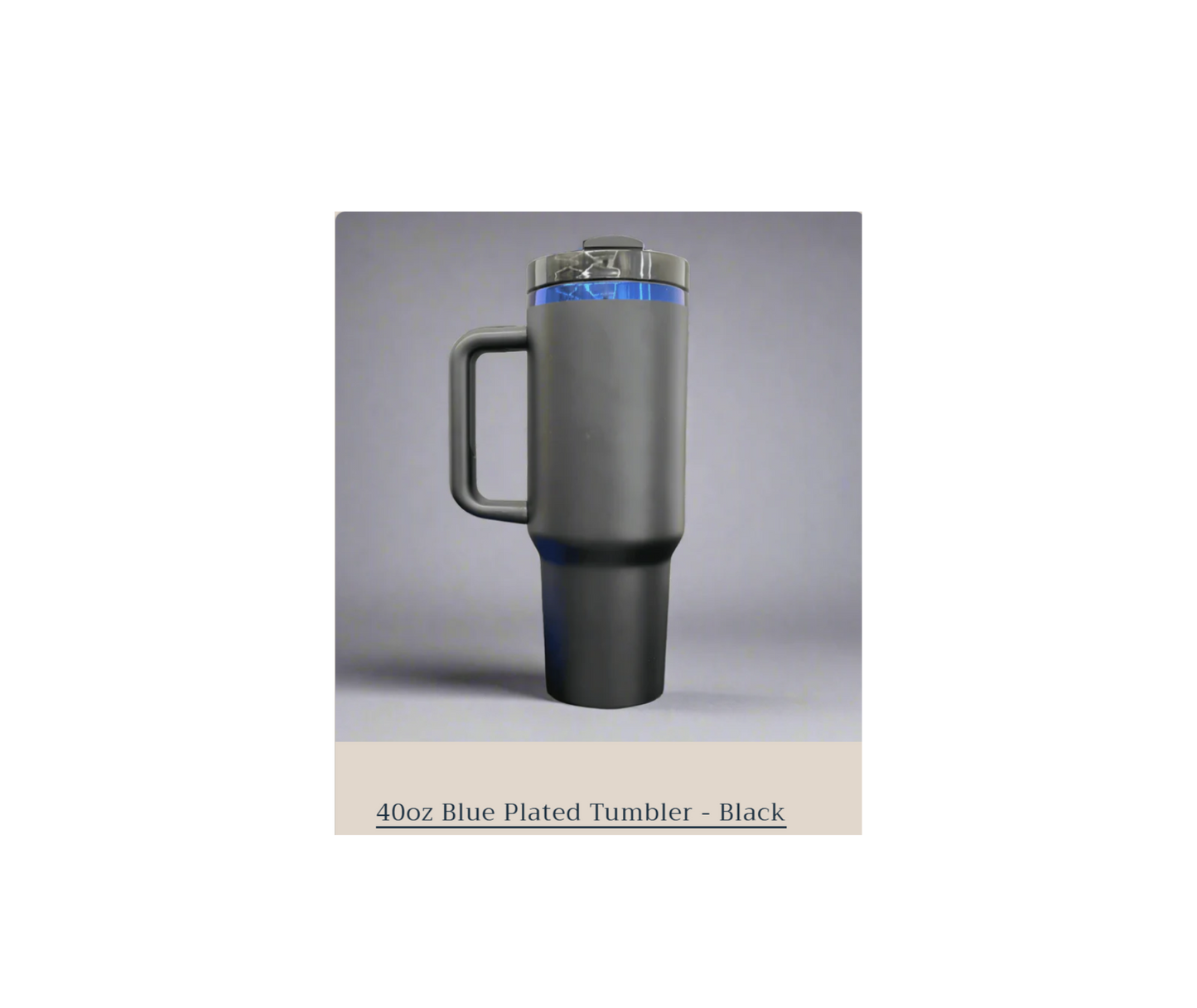 Engraved snowflakes 40 oz stainless steel Tumbler