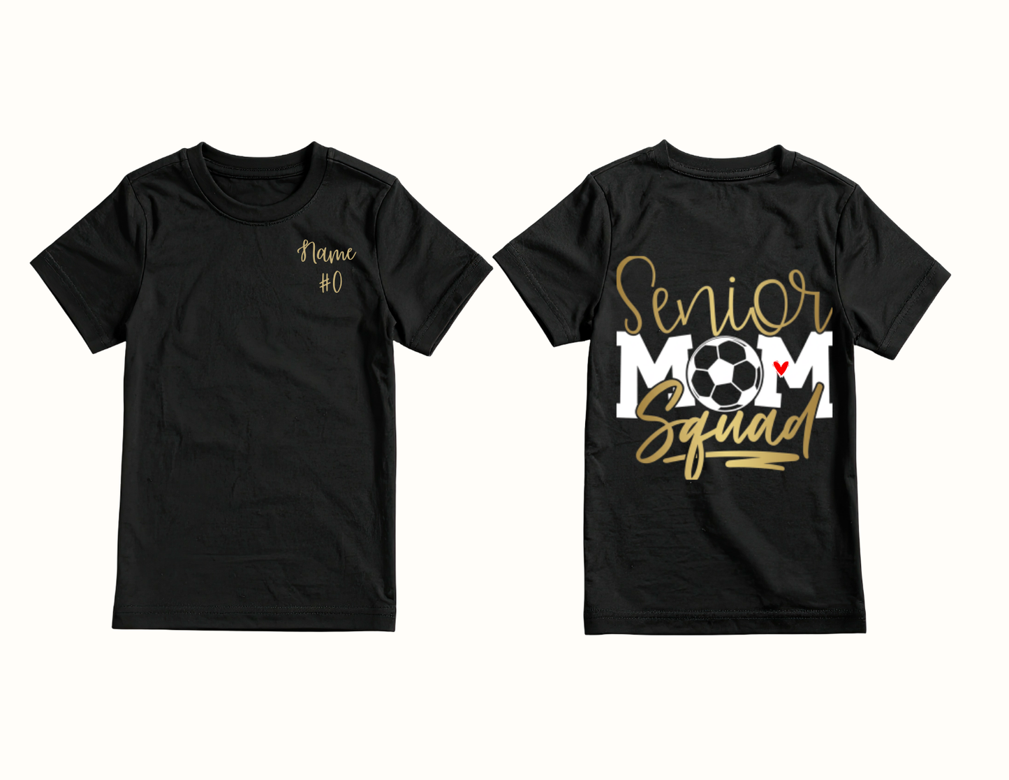 Senior Mom squad soccer shirt