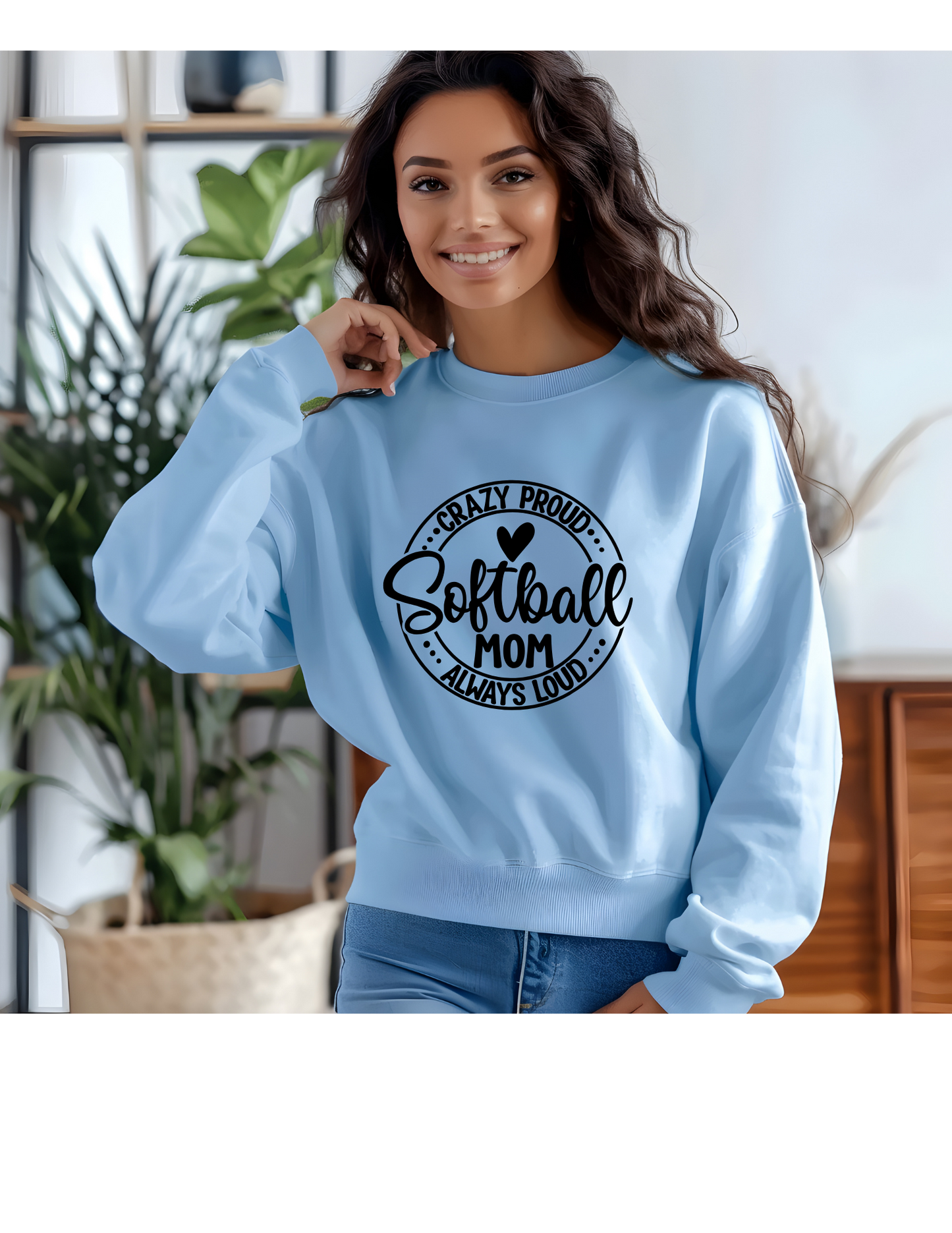Crazy proud Softball Mom