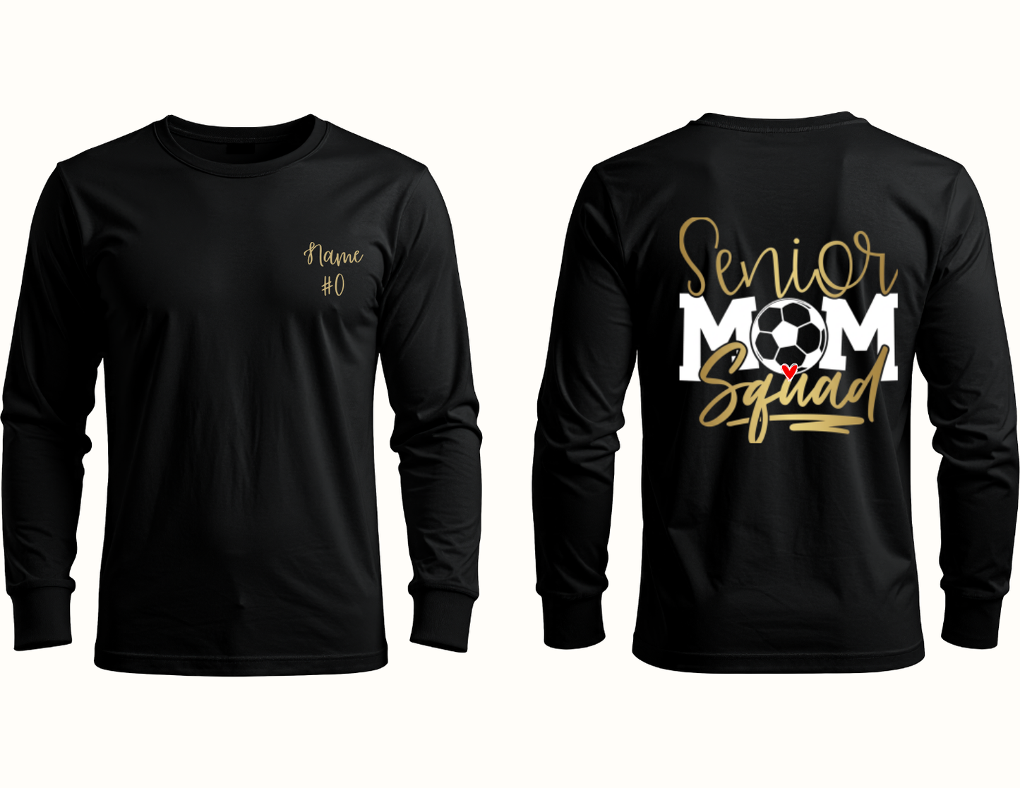 Senior Mom squad soccer shirt