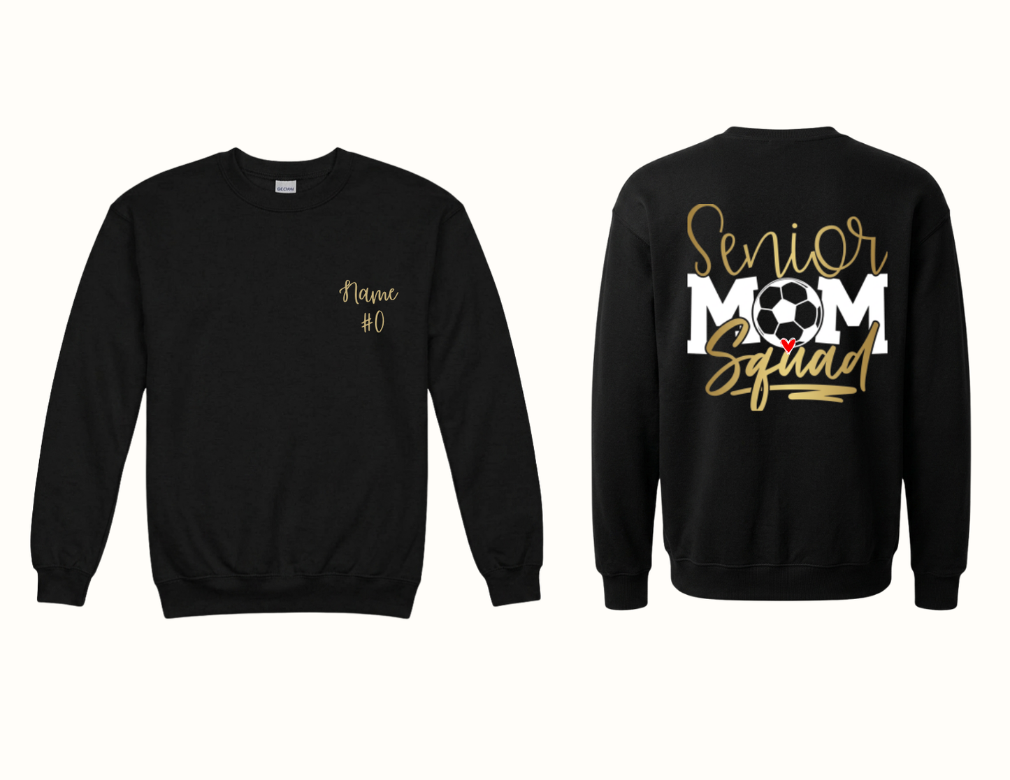 Senior Mom squad soccer shirt
