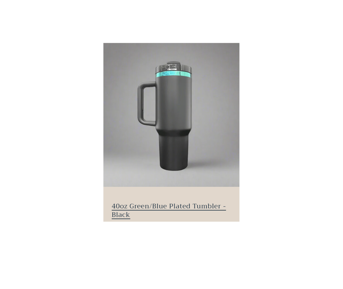 Engraved snowflakes 40 oz stainless steel Tumbler