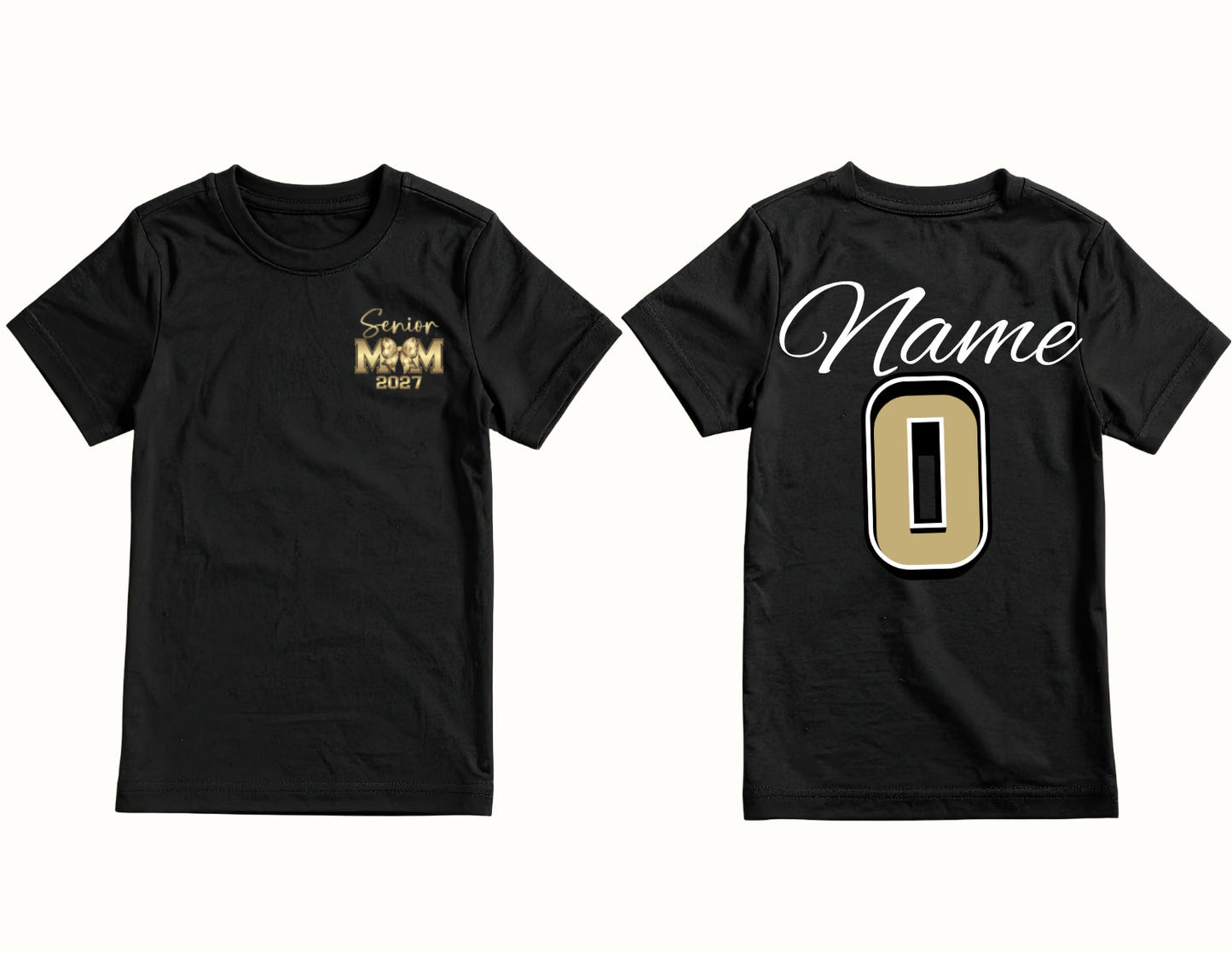 Senior Mom with Bow Soccer Shirt
