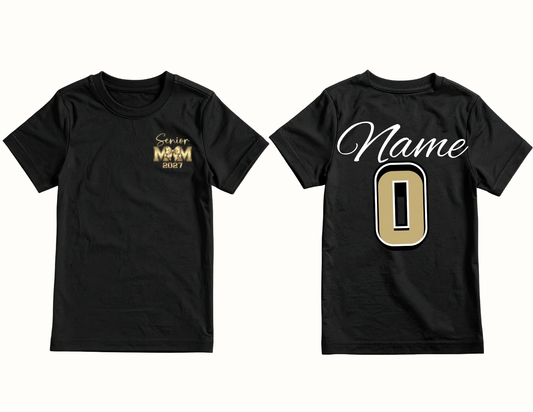 Senior Mom with Bow Soccer Shirt