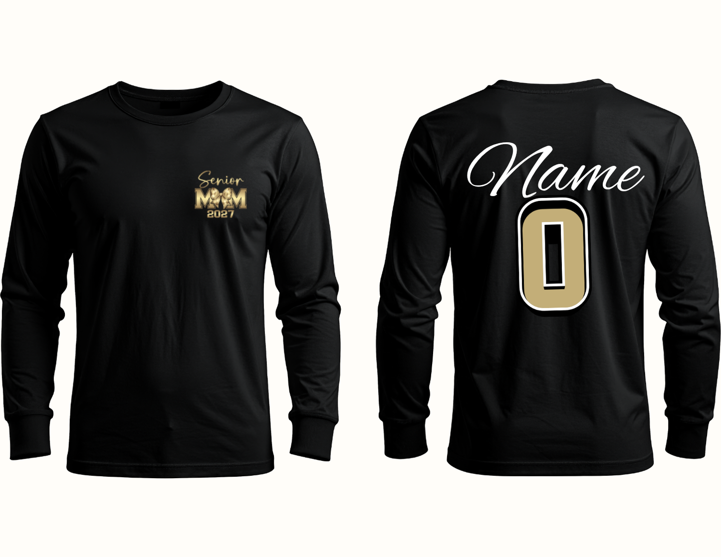 Senior Mom with Bow Soccer Shirt