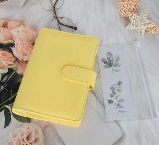 Personalized binder yellow