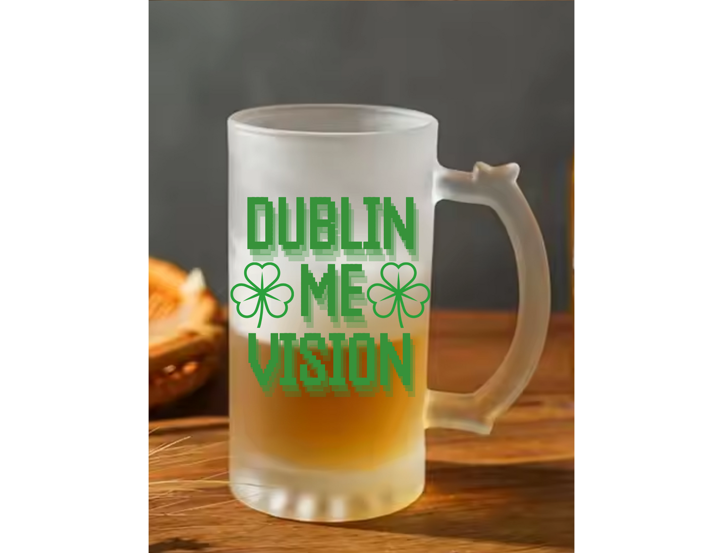 Dublin me vision frosted mug