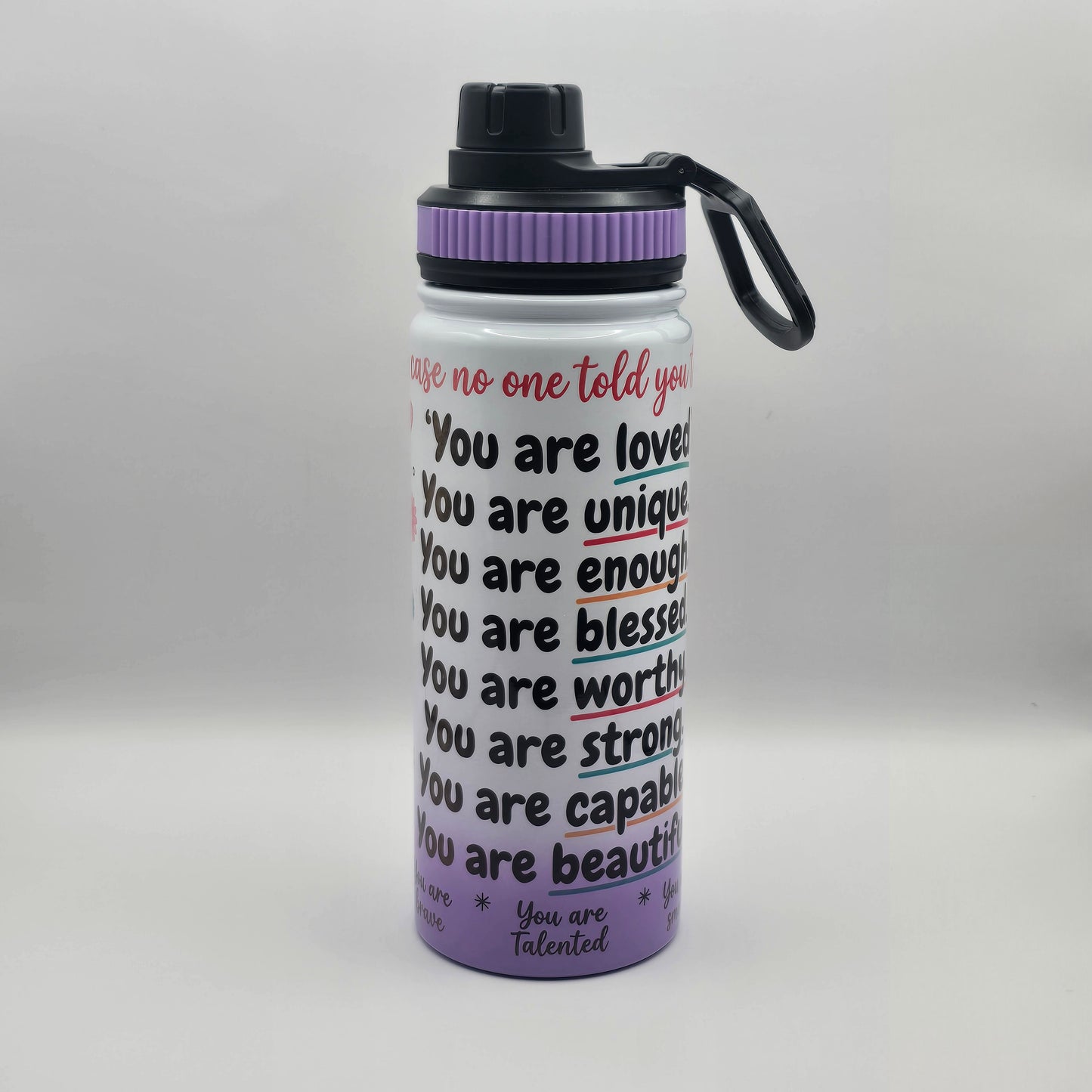 You are...sports water bottle 20oz