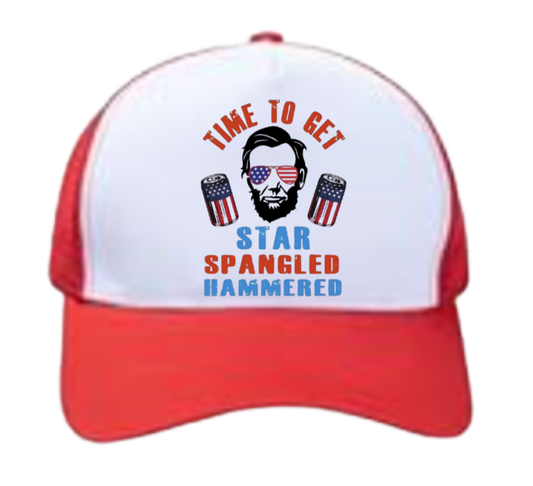 Star spangled hammered