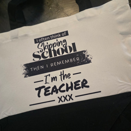 I'm the teacher Tote