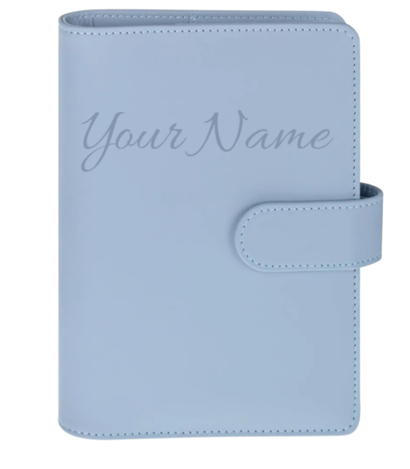 Personalized Laser engraved A6 Binder