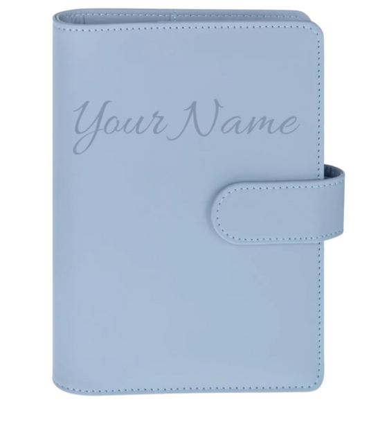 Personalized Laser engraved A6 Binder