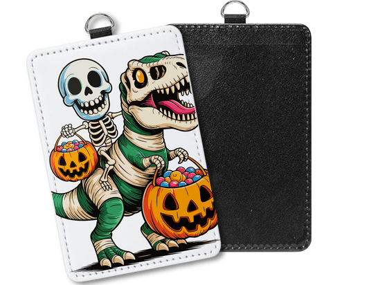 Dinosaur badge holder