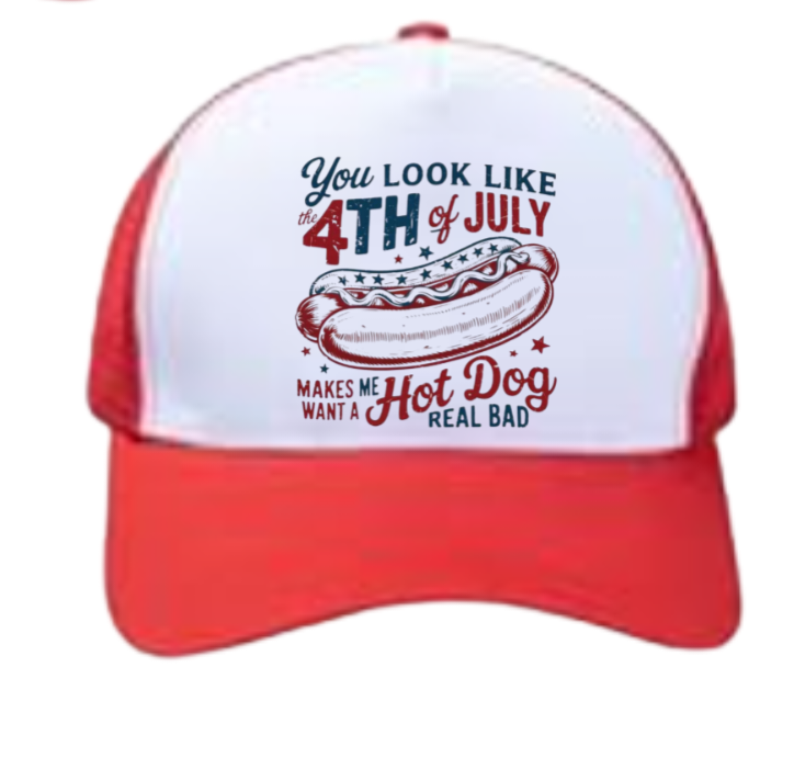 You look like the 4th of July hat