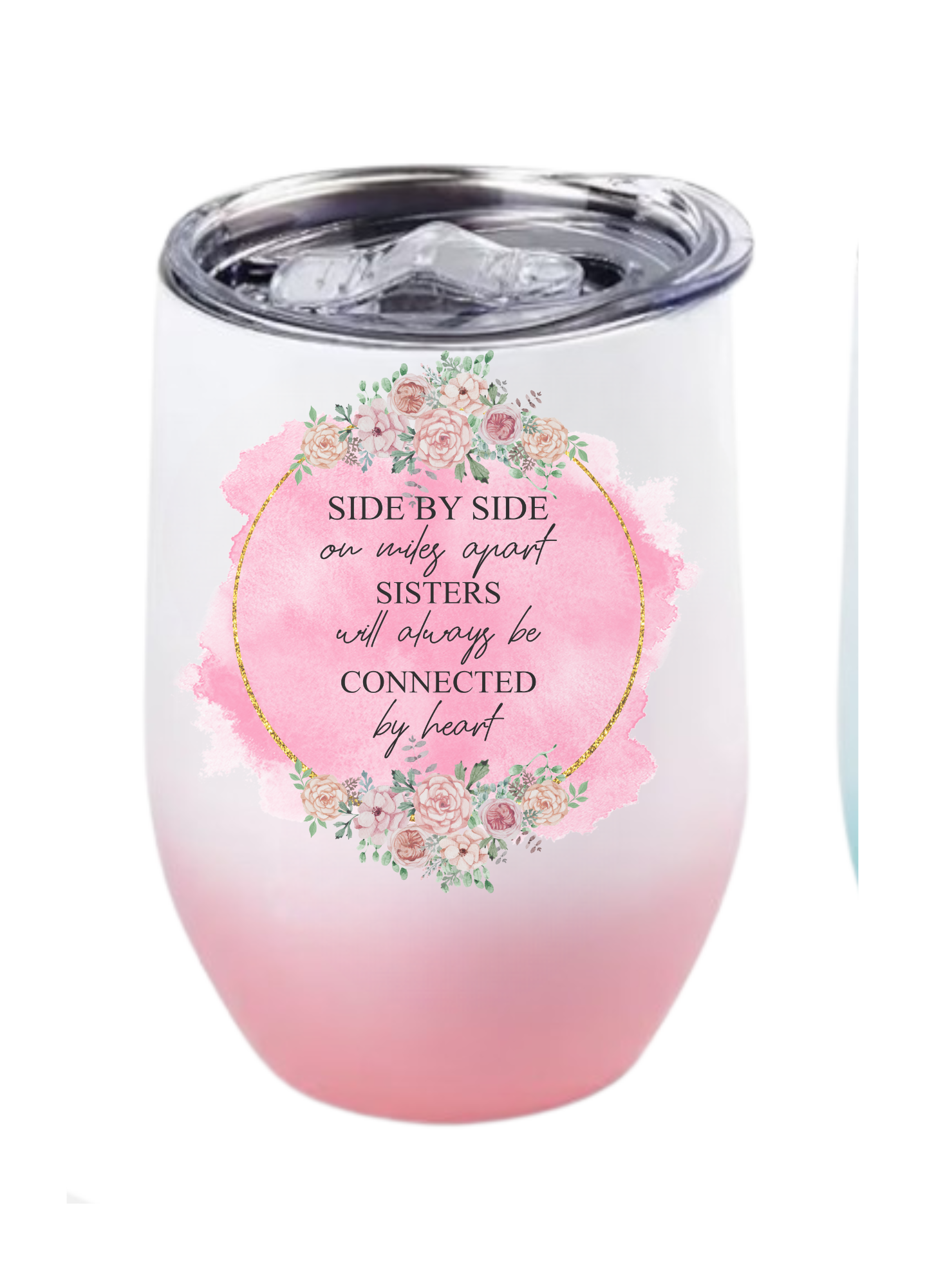 Sister side by side wine tumbler