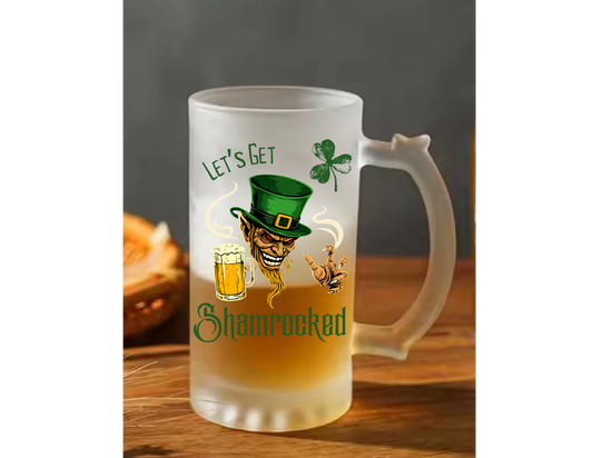 Let's get shamrocked frosted mug