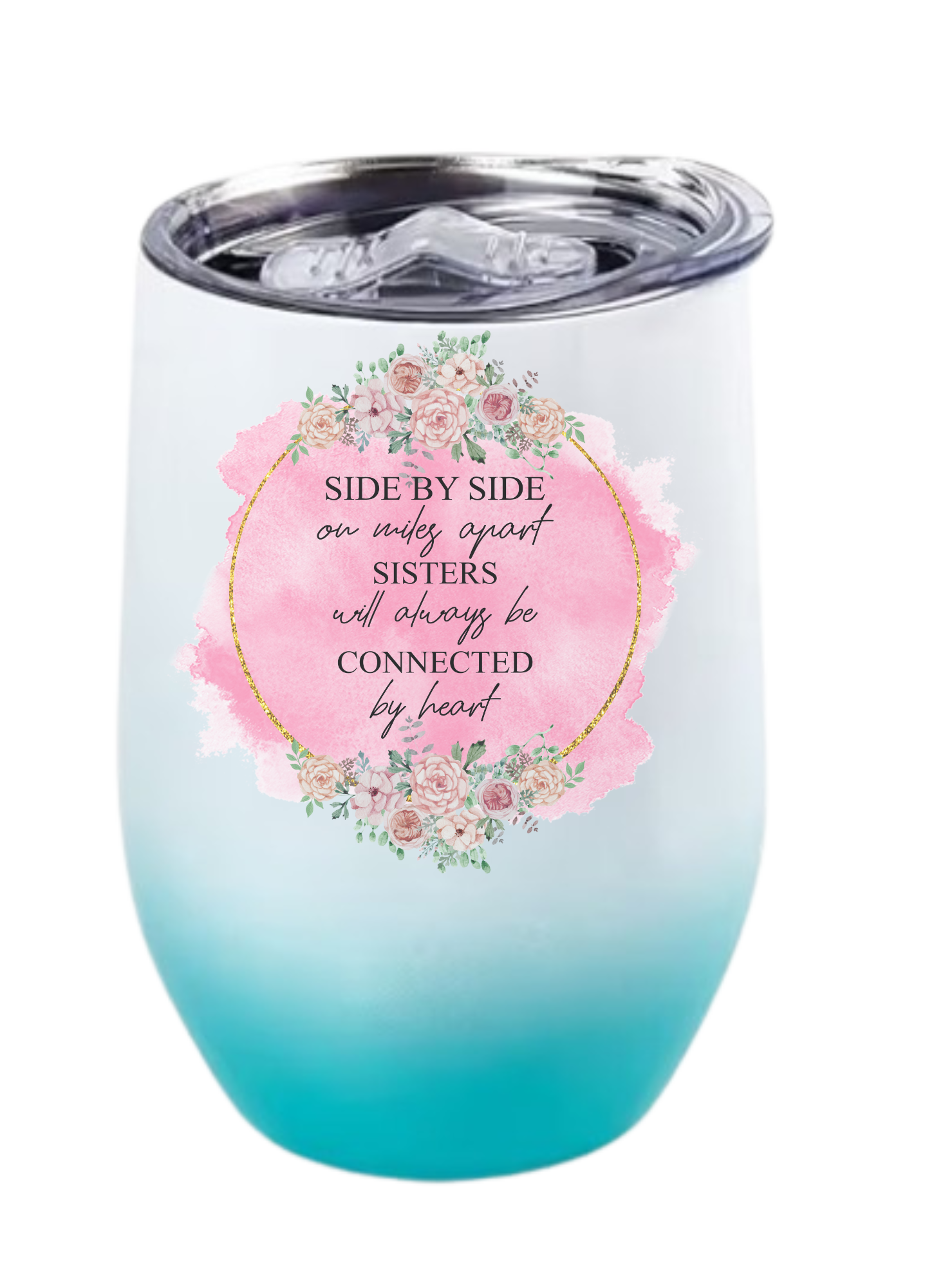 Sister side by side wine tumbler