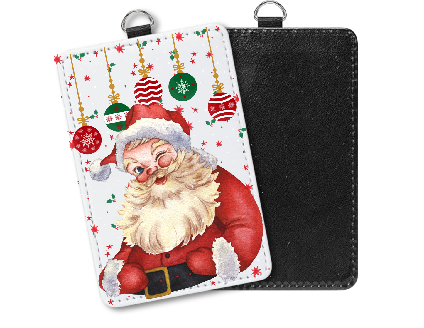 Santa badge holder