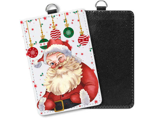 Santa badge holder