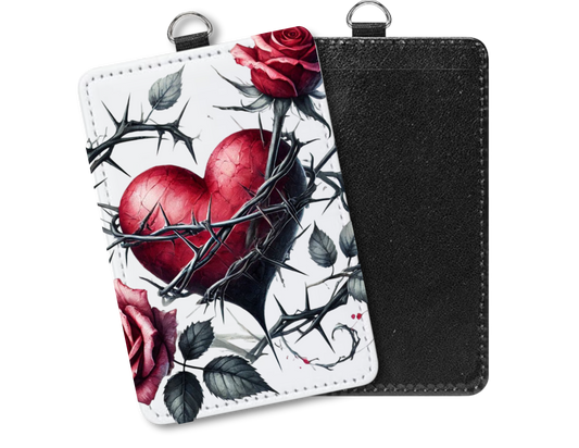 Thorn on love | badge holder | PU Leather