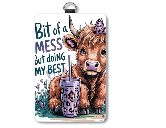 Bit of a mess badge holder