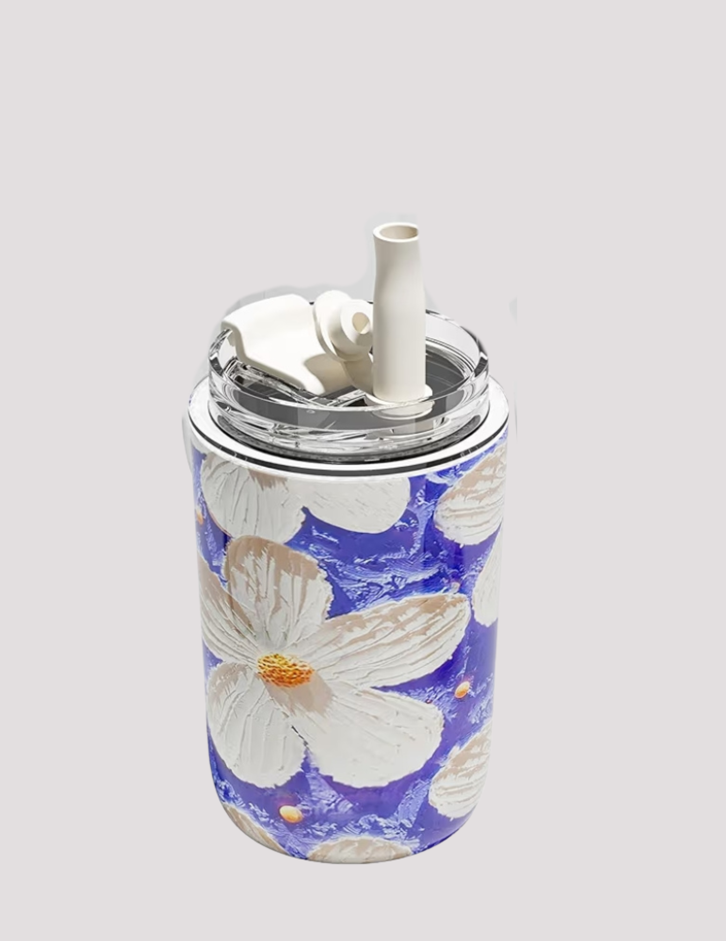 10oz Travel Coffee Tumbler W. Retractable straw