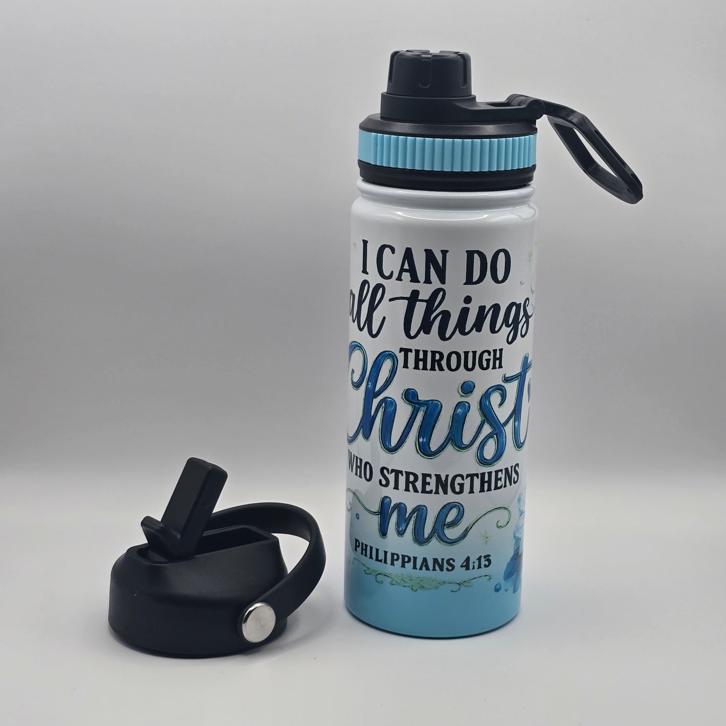I can do all things sports bottle 20oz