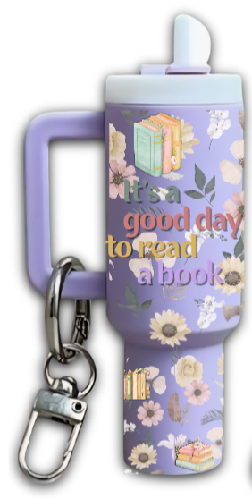 Read a book keychain