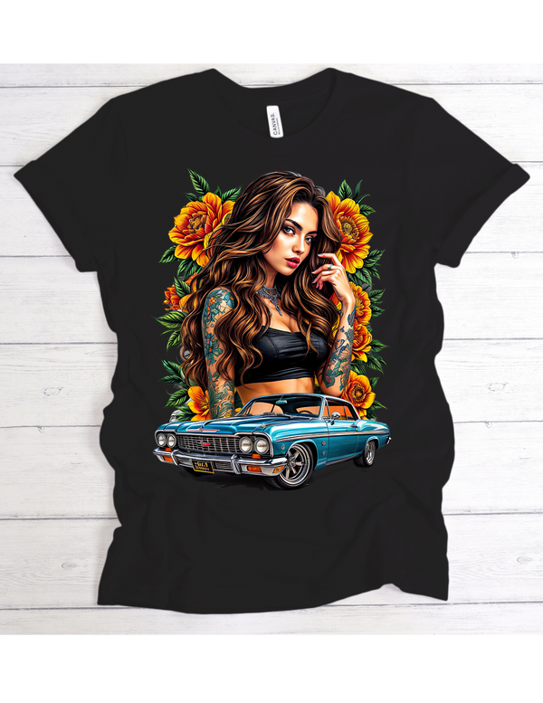 Baby blue classic Tee