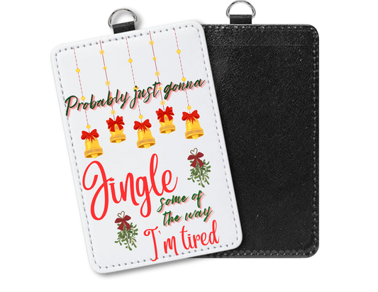 Jingle badge holder