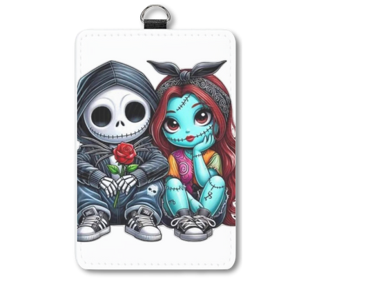 Skeleton badge holder