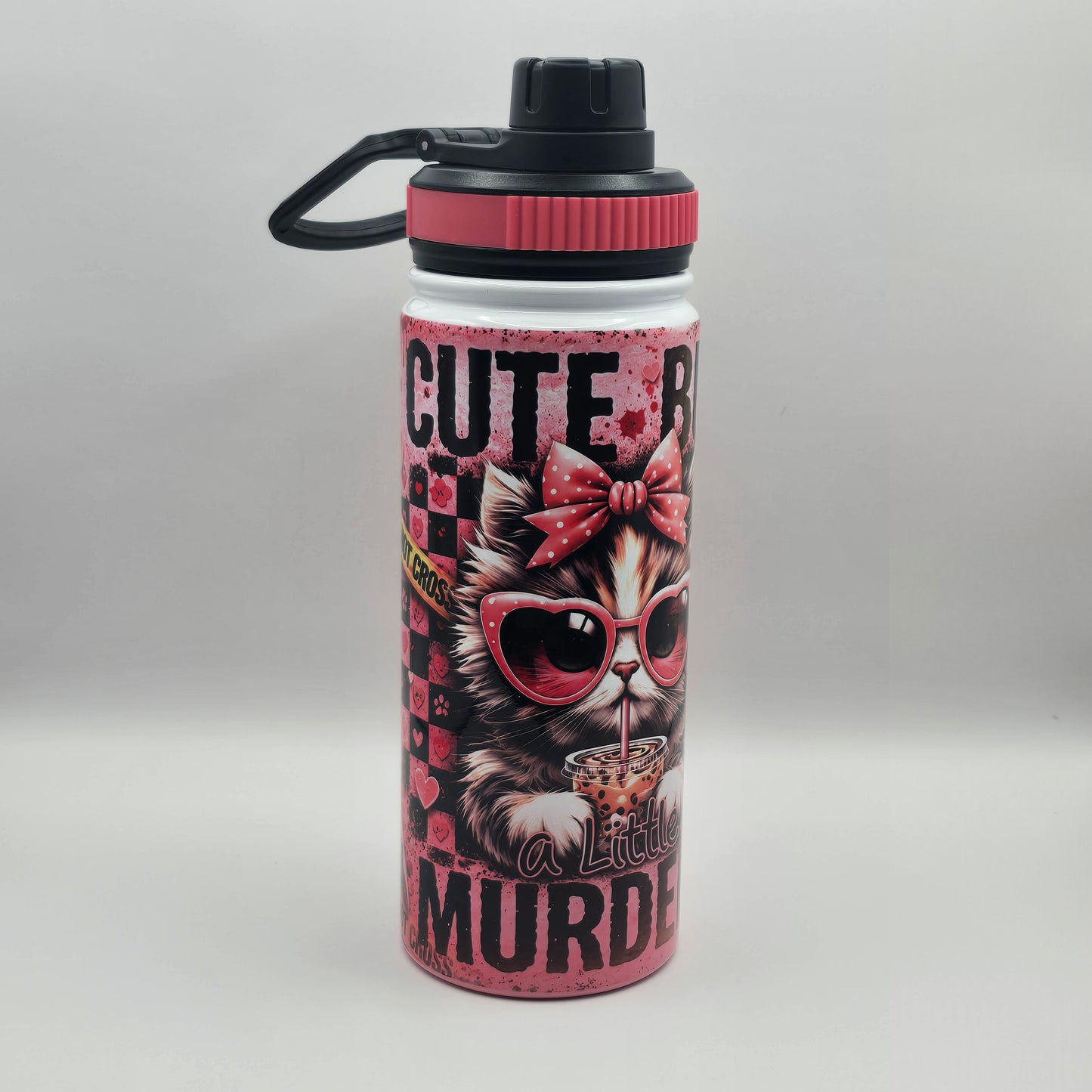 Cute but...sports water bottle 20oz